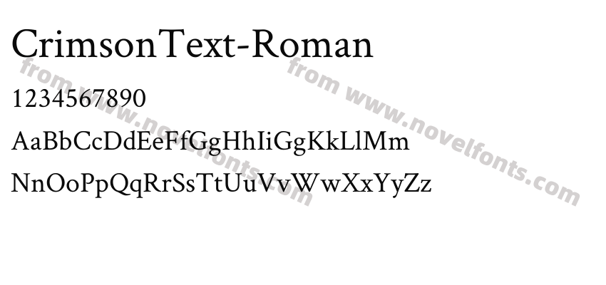 CrimsonText-RomanPreview