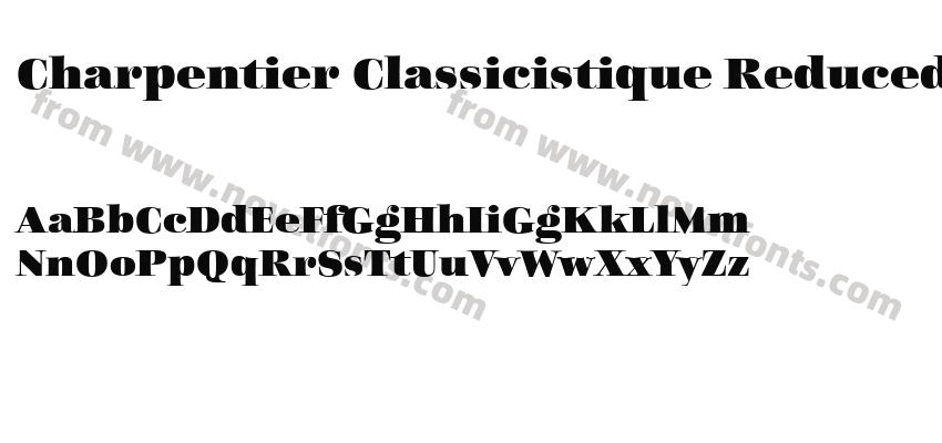 Charpentier Classicistique Reduced BlackPreview