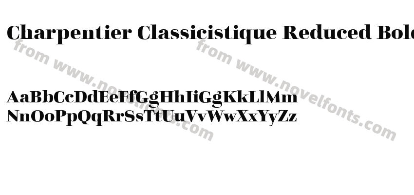 Charpentier Classicistique Reduced BoldPreview