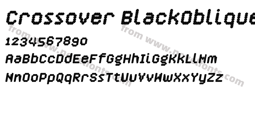 Crossover BlackObliquePreview