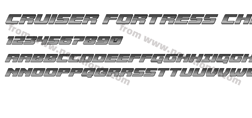 Cruiser Fortress Chrome ItalicPreview