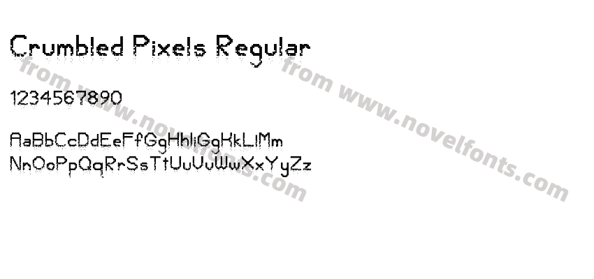 Crumbled Pixels RegularPreview