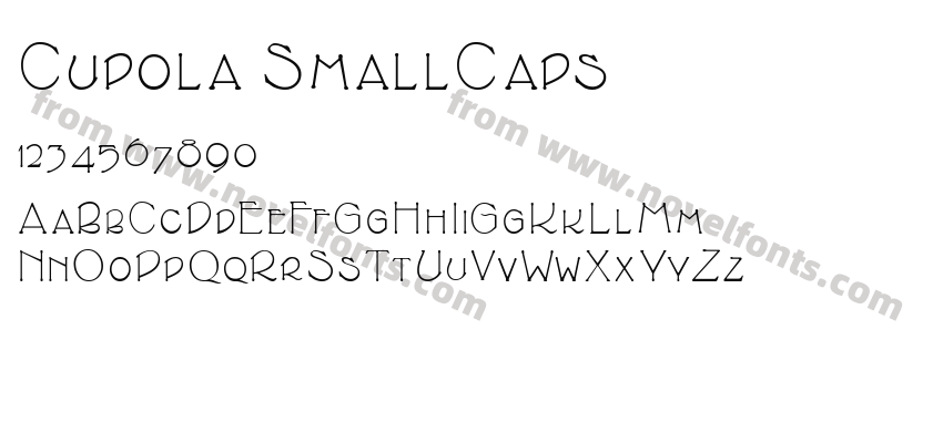 Cupola SmallCapsPreview