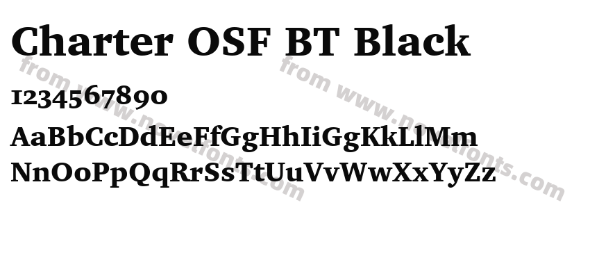 Charter OSF BT BlackPreview