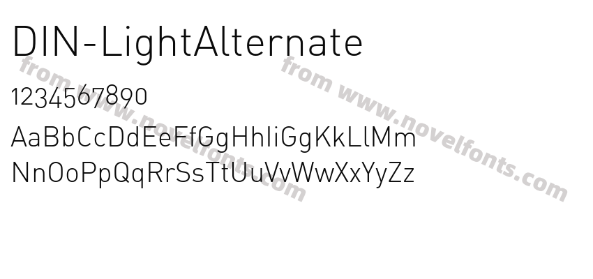 DIN-LightAlternatePreview