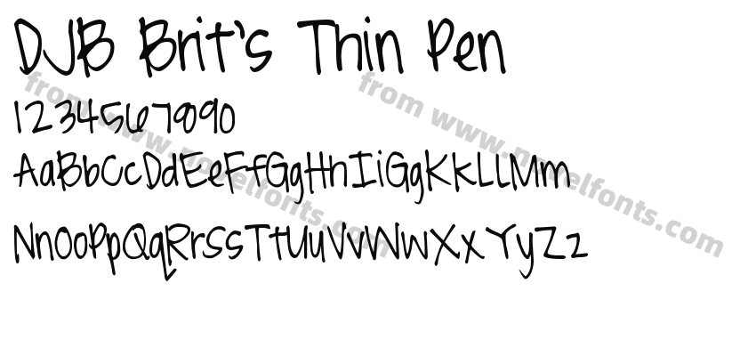 DJB Brit's Thin PenPreview