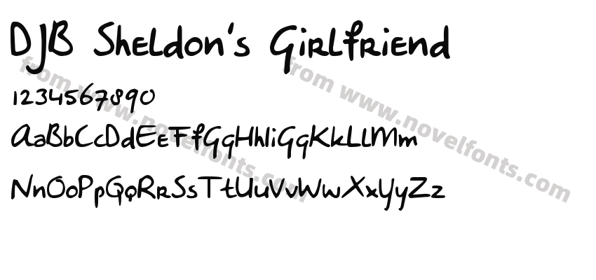 DJB Sheldon's GirlfriendPreview