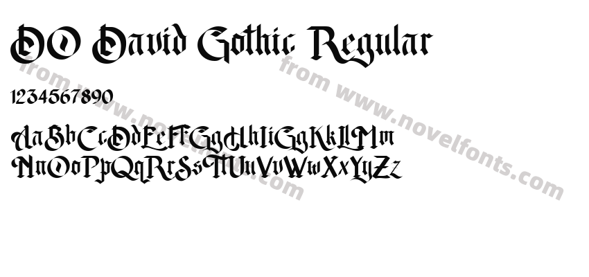 DO David Gothic RegularPreview