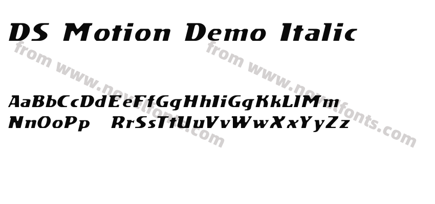 DS Motion Demo ItalicPreview