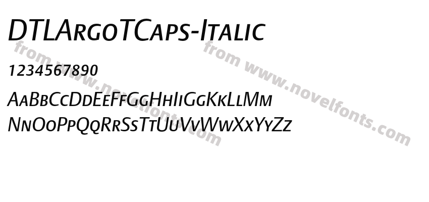 DTLArgoTCaps-ItalicPreview