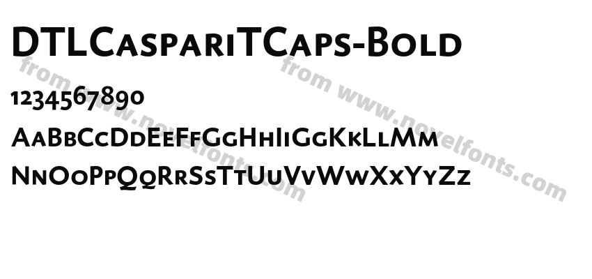 DTLCaspariTCaps-BoldPreview