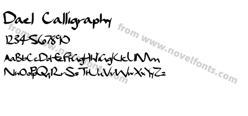 Dael CalligraphyPreview