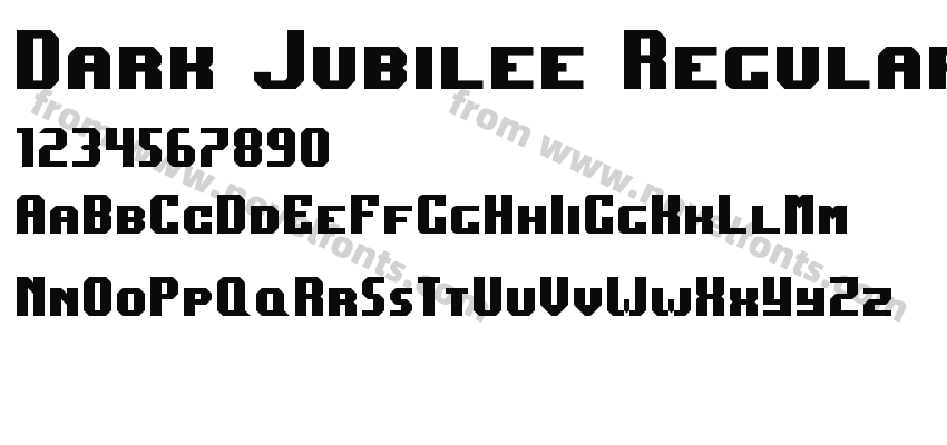 Dark Jubilee RegularPreview