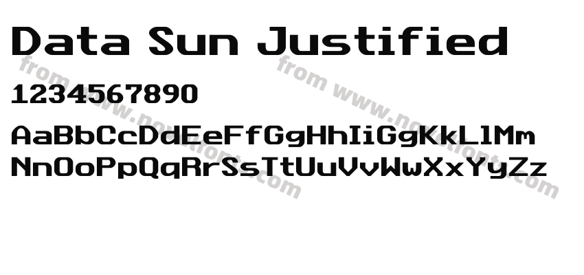 Data Sun JustifiedPreview