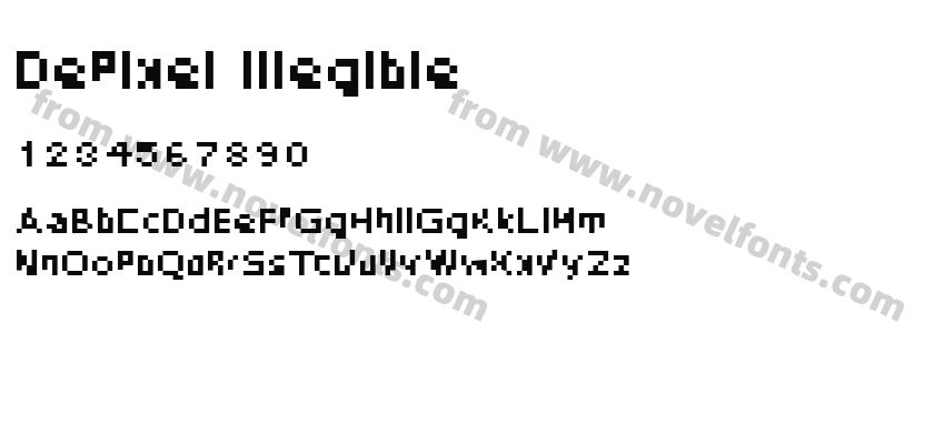 DePixel IllegiblePreview