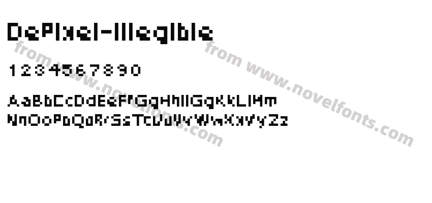 DePixel-IllegiblePreview