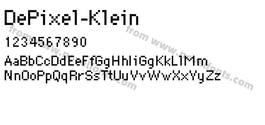 DePixel-KleinPreview