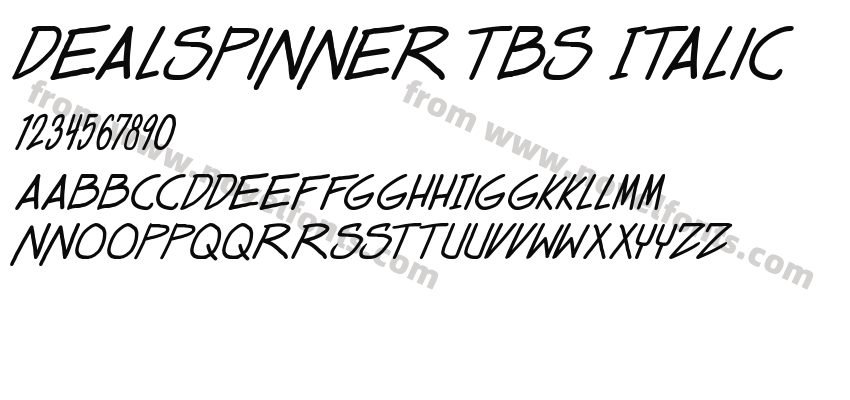 Dealspinner TBS ItalicPreview