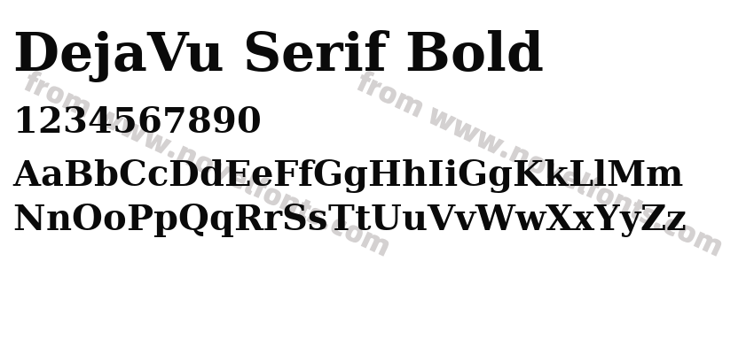 DejaVu Serif BoldPreview