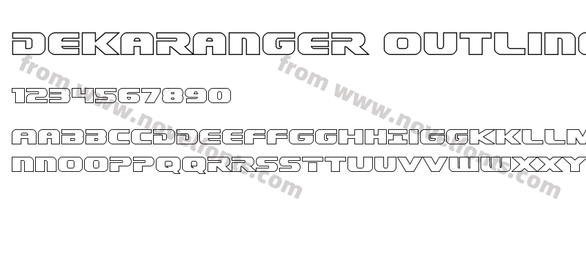 Dekaranger OutlinePreview