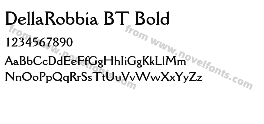 DellaRobbia BT BoldPreview