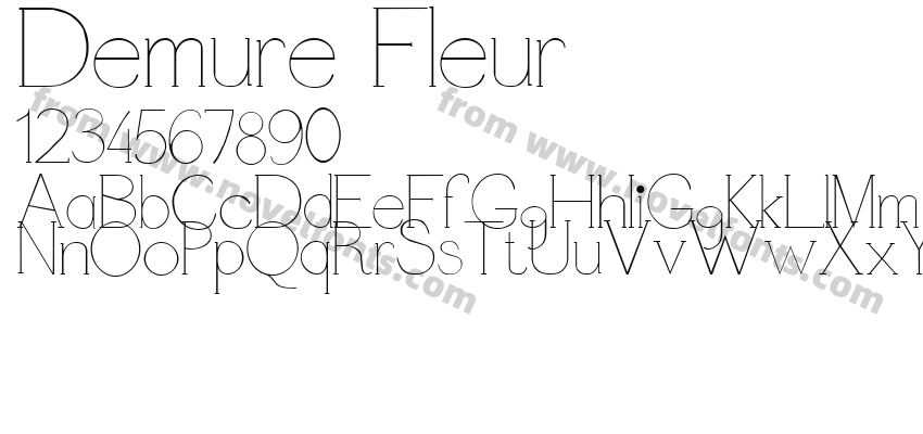 Demure FleurPreview