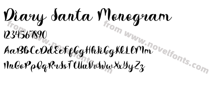 Diary Santa MonogramPreview