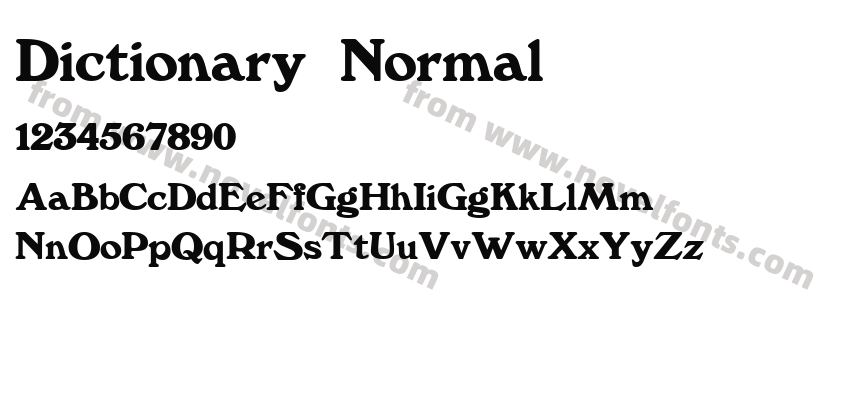 Dictionary  NormalPreview