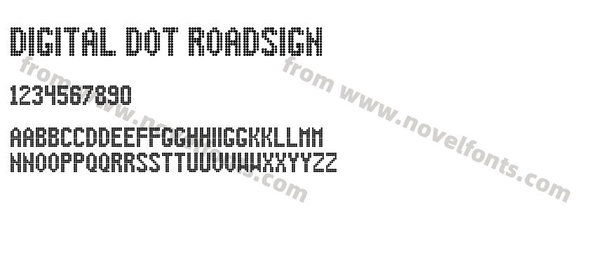 Digital Dot RoadsignPreview