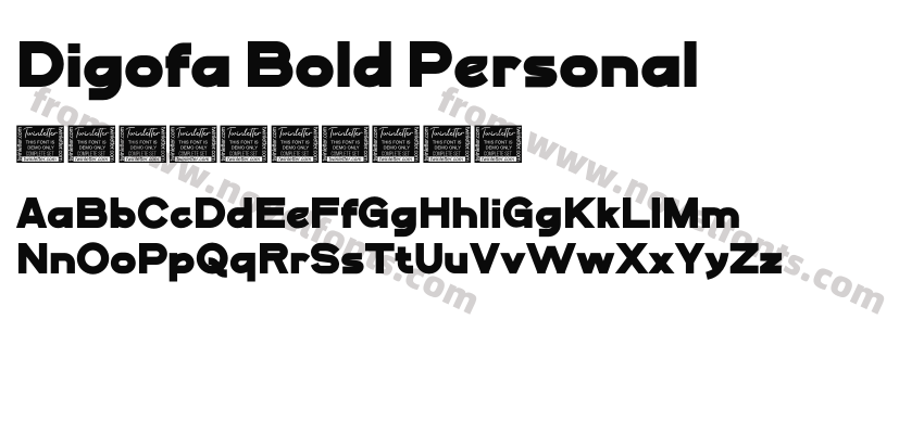 Digofa Bold PersonalPreview