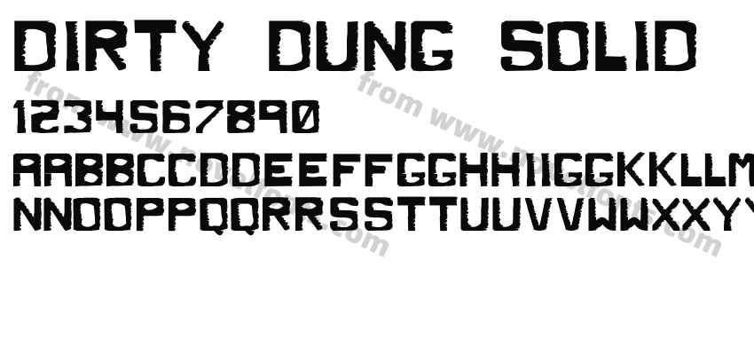 Dirty Dung SolidPreview