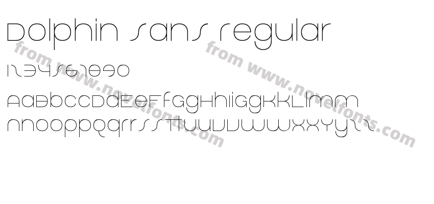 Dolphin Sans RegularPreview