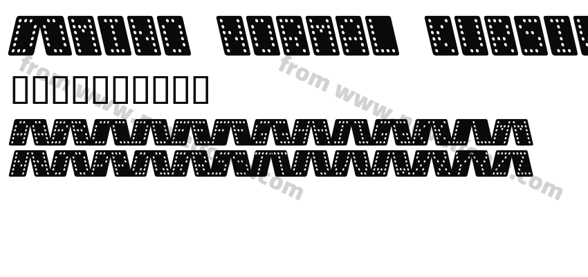 Domino normal kursivPreview