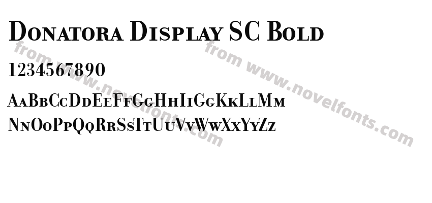 Donatora Display SC BoldPreview