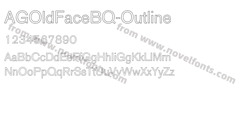 AGOldFaceBQ-OutlinePreview