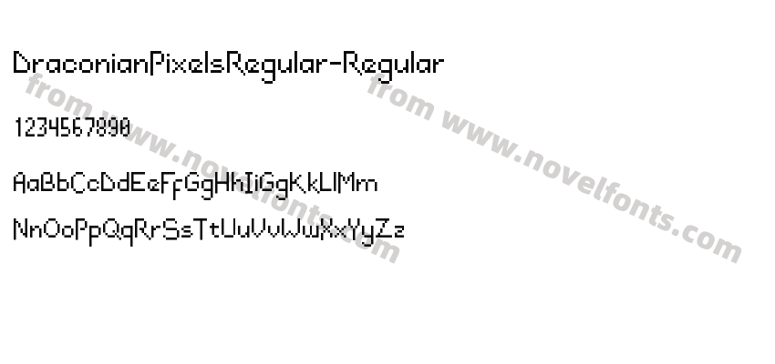 DraconianPixelsRegular-RegularPreview