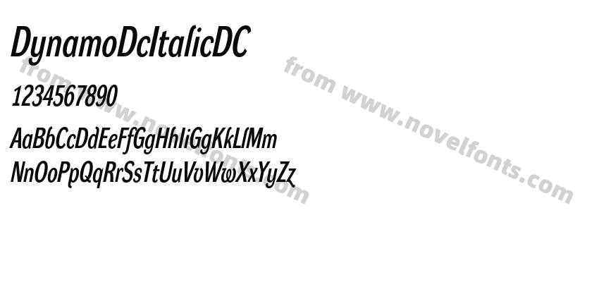 DynamoDcItalicDCPreview