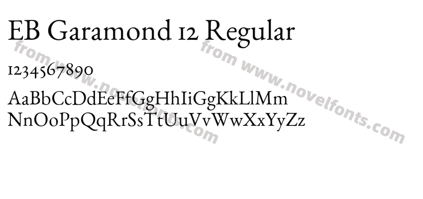 EB Garamond 12 RegularPreview