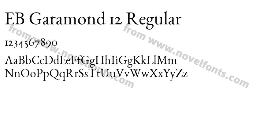 EB Garamond 12 RegularPreview