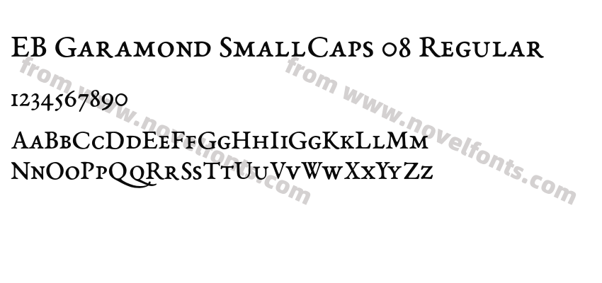 EB Garamond SmallCaps 08 RegularPreview