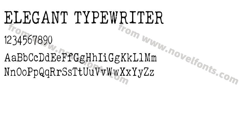 ELEGANT TYPEWRITERPreview