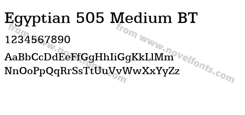 Egyptian 505 Medium BTPreview