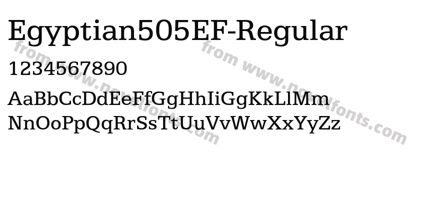 Egyptian505EF-RegularPreview