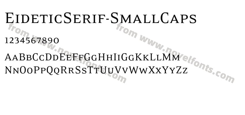 EideticSerif-SmallCapsPreview