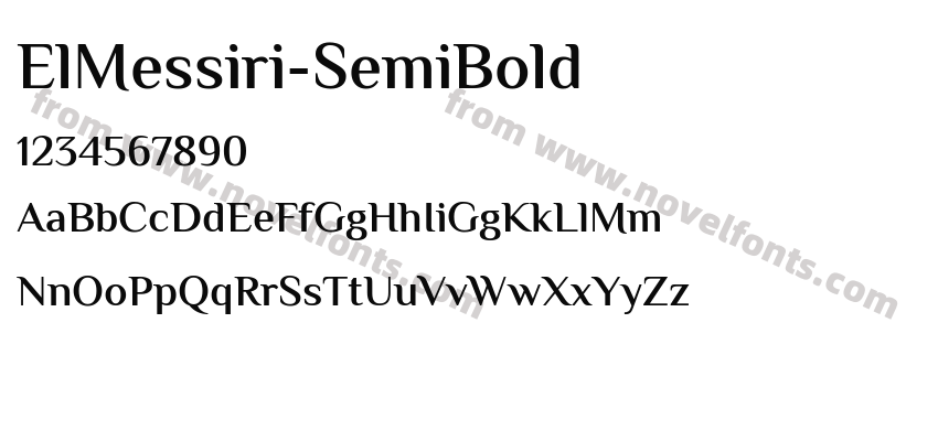 ElMessiri-SemiBoldPreview