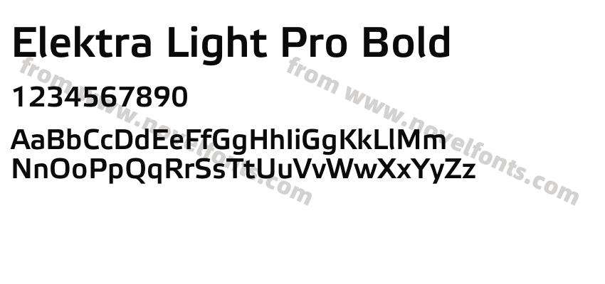 Elektra Light Pro BoldPreview