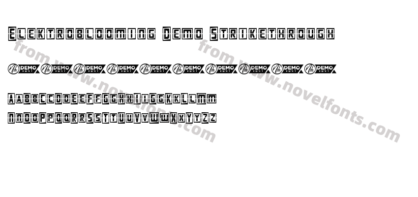 Elektroblooming Demo StrikethroughPreview