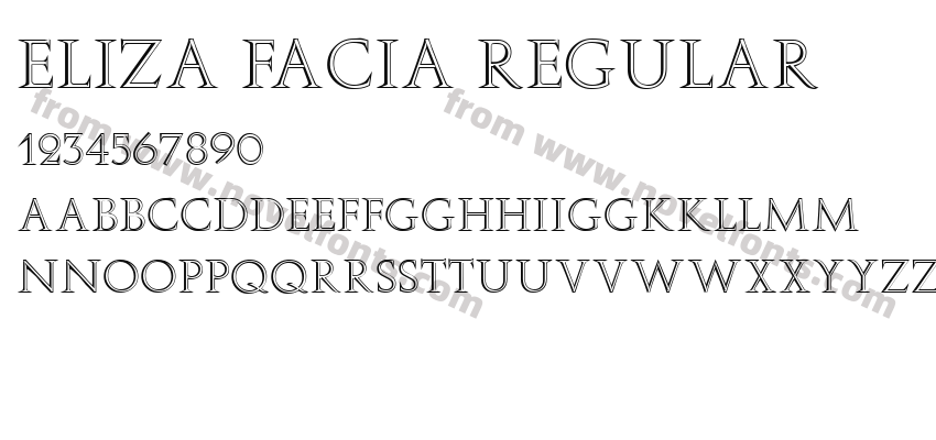 Eliza Facia RegularPreview