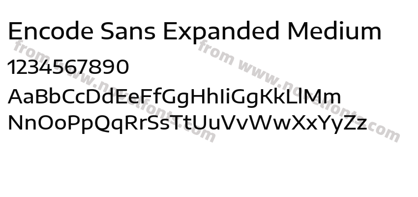 Encode Sans Expanded MediumPreview