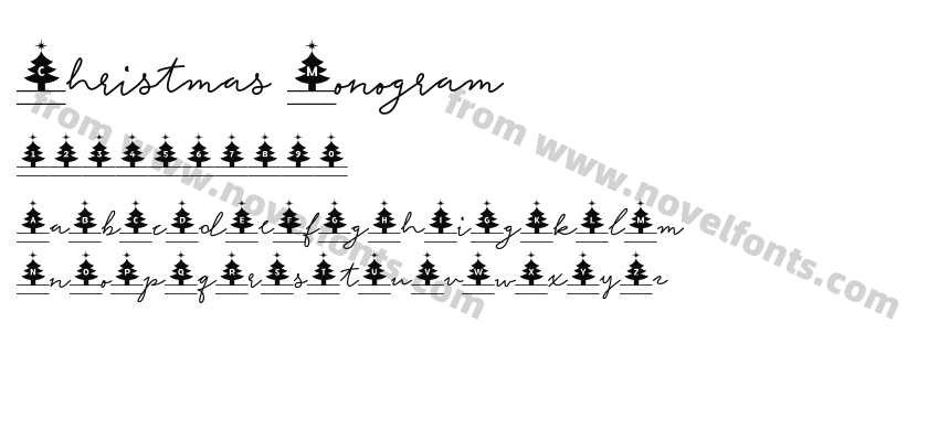 Christmas MonogramPreview